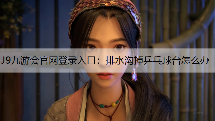 排水沟掉乒乓球台怎么办